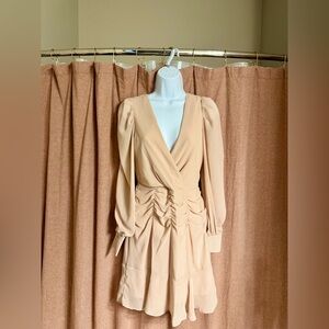 Gianni Bini V-Neck, Long Sleeve Dress